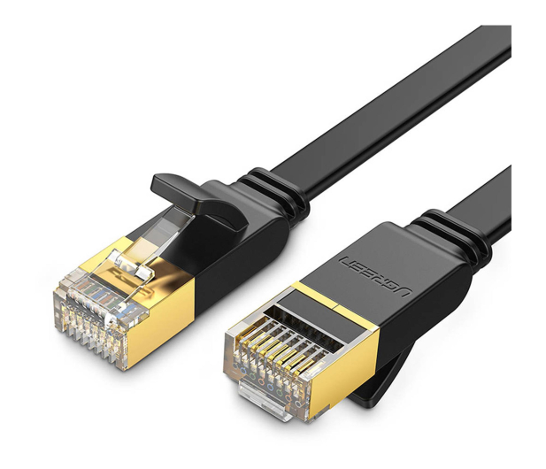 UGREEN Płaski kabel sieciowy NW106 Ethernet RJ45 Cat.7 STP 0.5m cza - 1489208 - zdjęcie